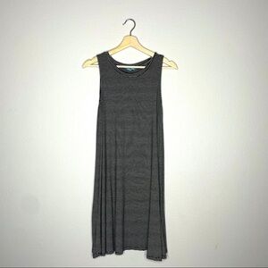 Black and White stripped Small sleeveless dress